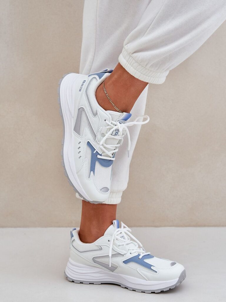 Buty Sportowe Model Big Star NN274A094 HI-POLY SYSTEM White/Blue - Step in style