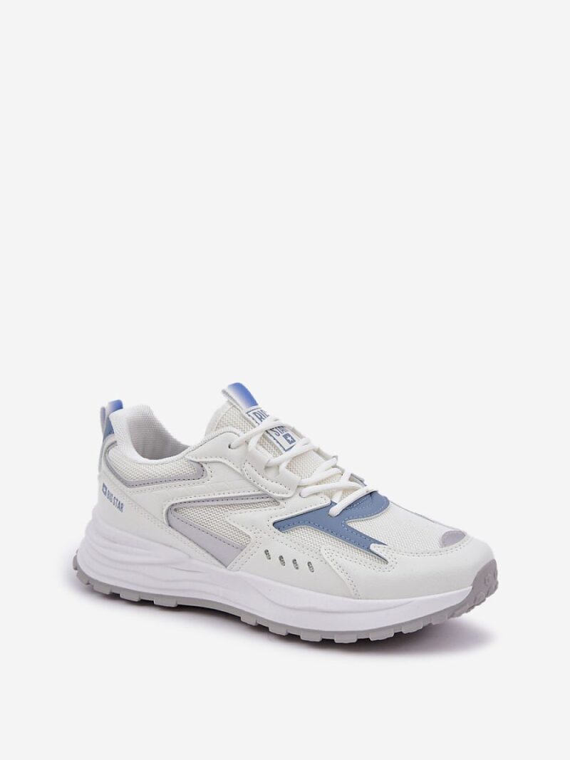 Buty Sportowe Model Big Star NN274A094 HI-POLY SYSTEM White/Blue - Step in style - obrazek 2