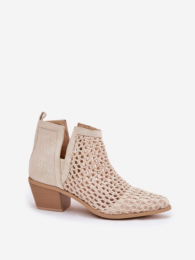 Botki Model Tulifedi 7639A Light Beige - Step in style - obrazek 2