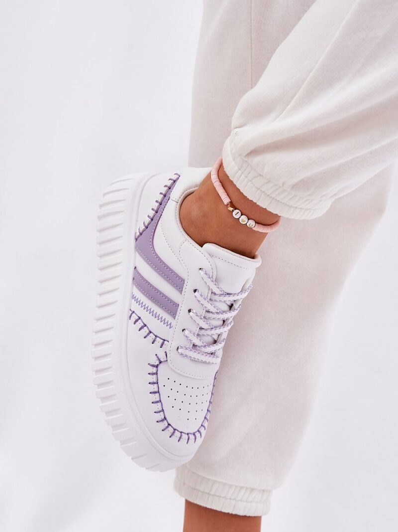 Buty Sportowe Model Ofenale B0-158 Violet - Step in style - obrazek 3