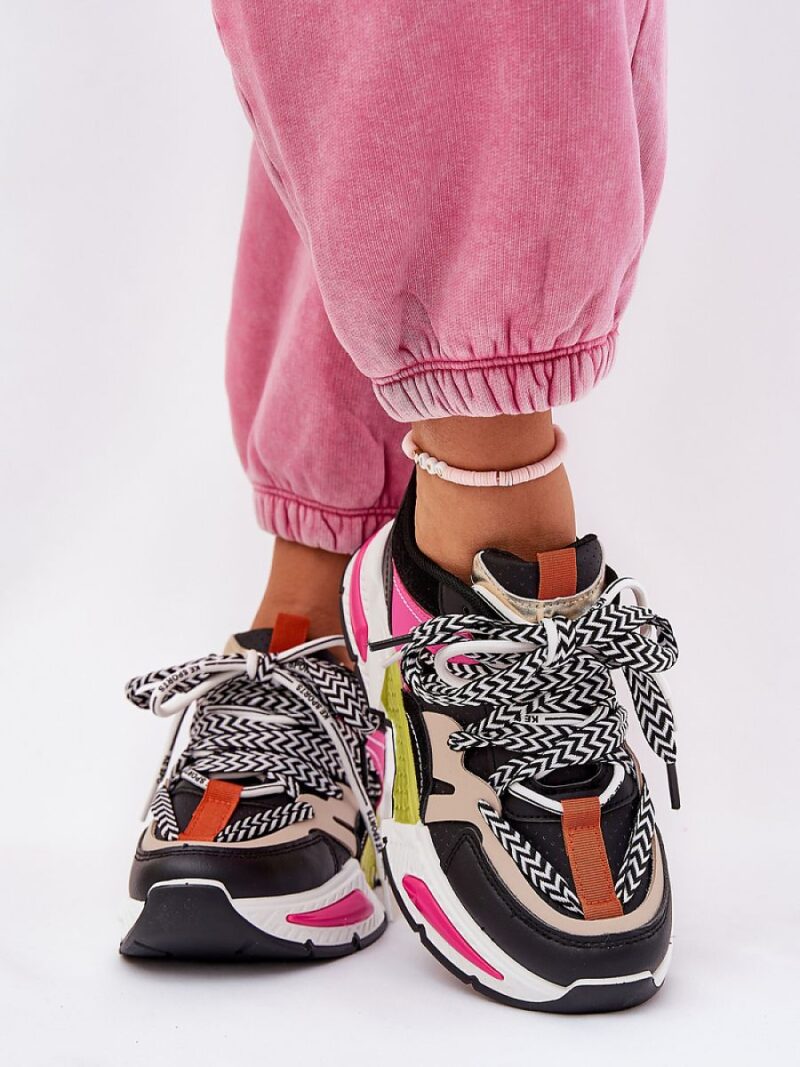 Buty Sportowe Model Efobell 21-Q111 Black - Step in style - obrazek 3