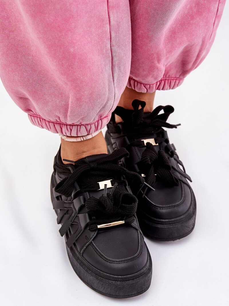Buty Sportowe Model Penolle 8927 Black - Step in style - obrazek 3