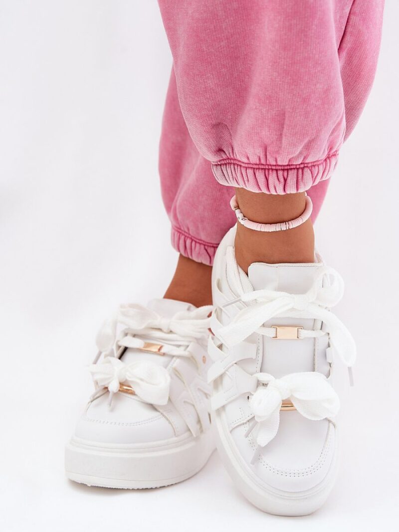 Buty Sportowe Model Penolle 8927 White - Step in style - obrazek 3