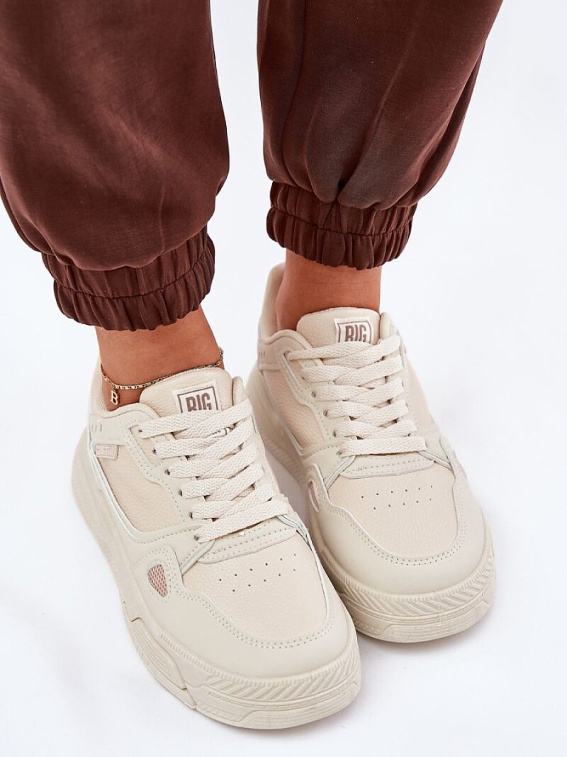 Buty Sportowe Model Big Star NN274668 Beige - Step in style - obrazek 3