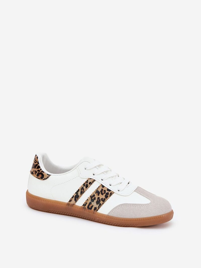 Buty Sportowe Model Nonalorin LA293P White/Panterka - Step in style - obrazek 2