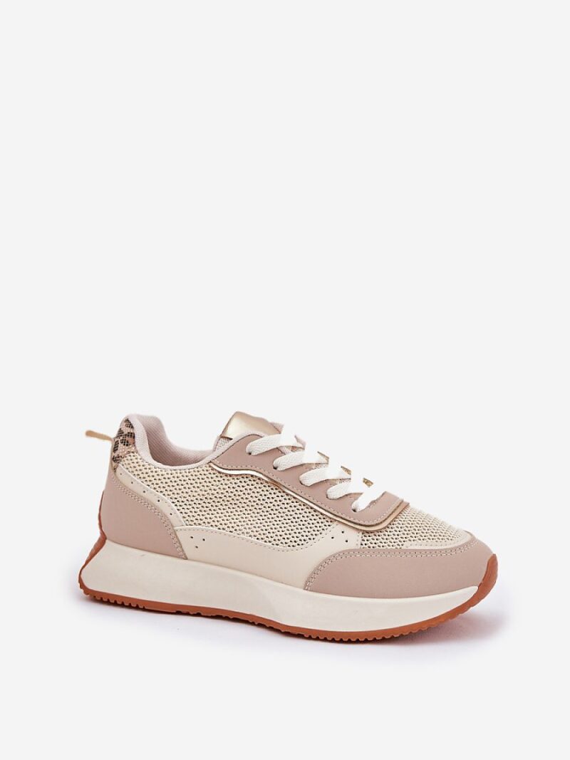 Buty Sportowe Model Poova 8960 Beige - Step in style - obrazek 2