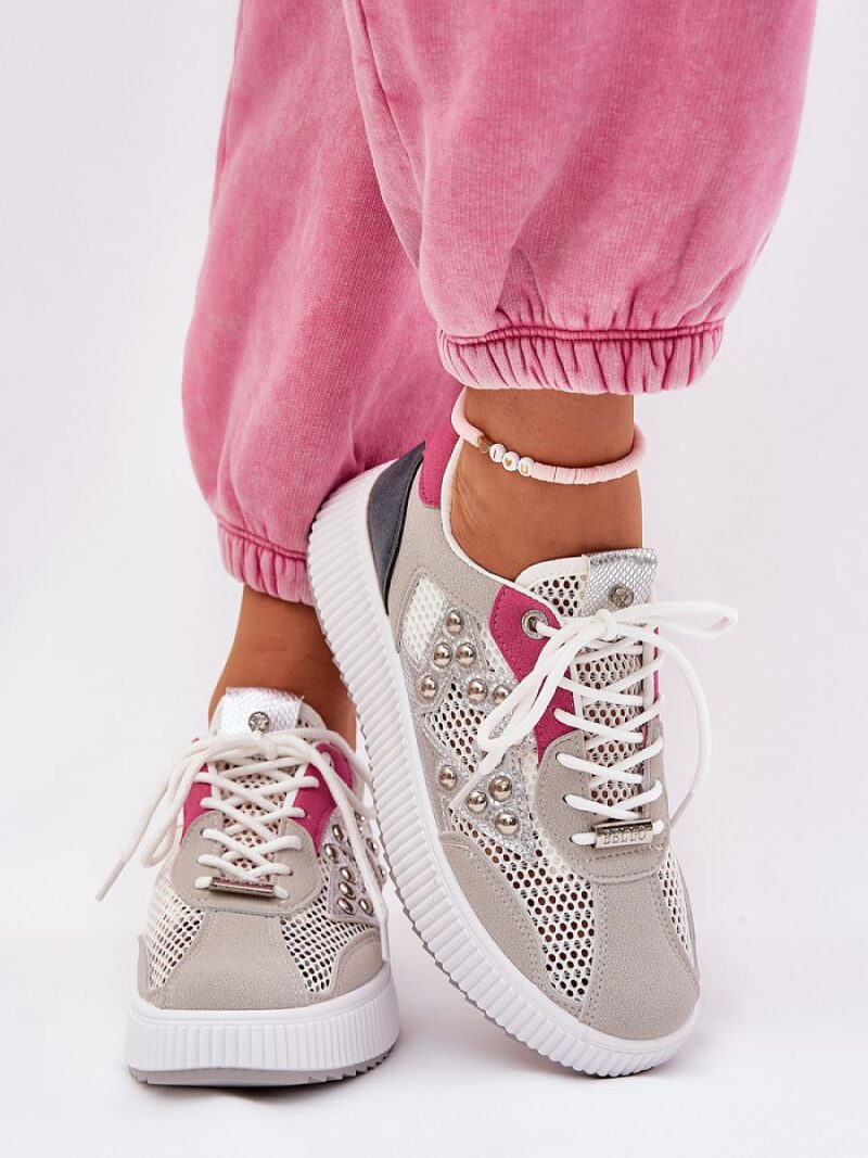 Buty Sportowe Model Ogalda YY-157 Grey - Step in style - obrazek 3