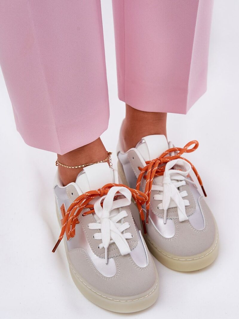 Buty Sportowe Model Zelevelis C2051-3 Silver - Step in style - obrazek 3
