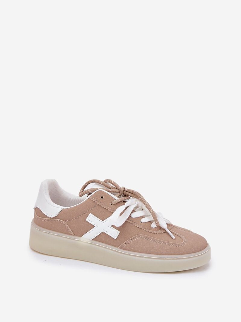 Buty Sportowe Model Zelevelis C2051-6 Beige - Step in style - obrazek 2