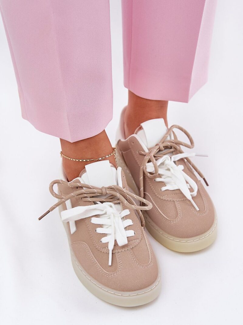 Buty Sportowe Model Zelevelis C2051-6 Beige - Step in style - obrazek 3