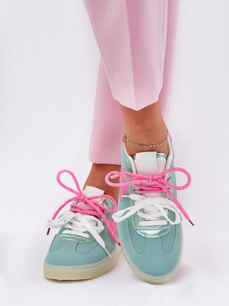 Buty Sportowe Model Zelevelis C2051-7 Mint/Pink - Step in style - obrazek 3
