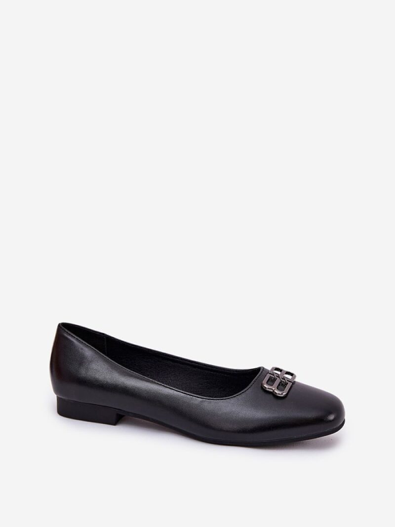 Baleriny Model Vinceza 62206 Black - Step in style - obrazek 2