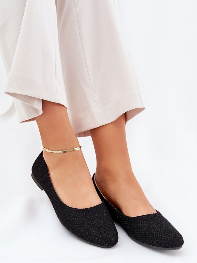 Baleriny Model Tatorelis 25BL02-9047 Black - Step in style - obrazek 3