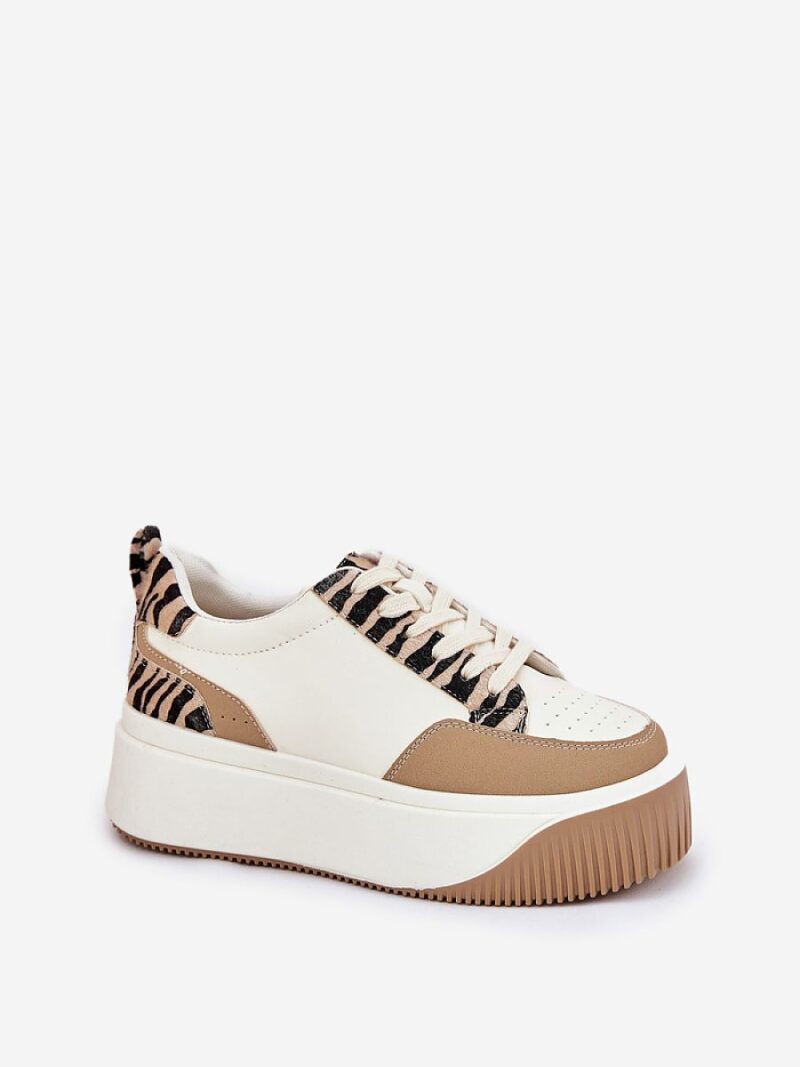 Buty Sportowe Model Tamorniel PL359 Zebra Beige - Step in style - obrazek 2