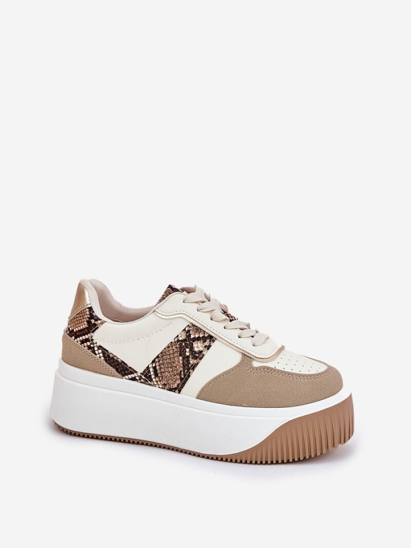 Buty Sportowe Model Telanila PL360 Beige Wzór - Step in style - obrazek 2