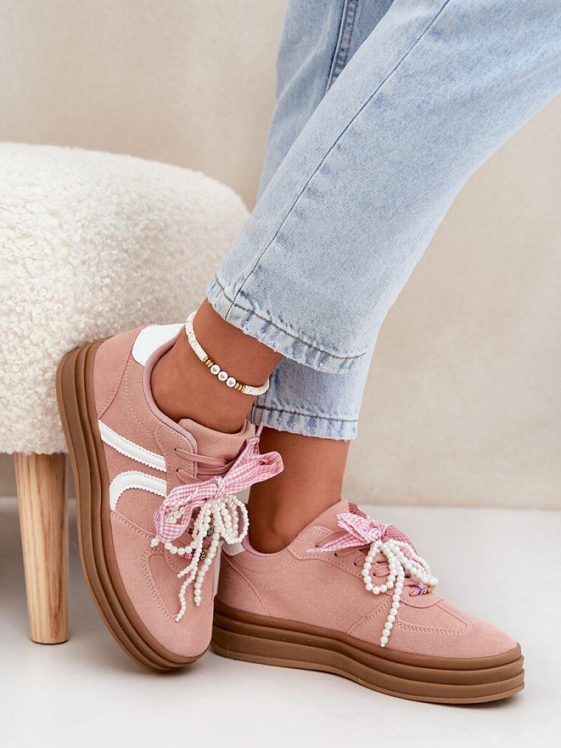 Buty Sportowe Model Vinness C3033 Pink - Step in style - obrazek 3