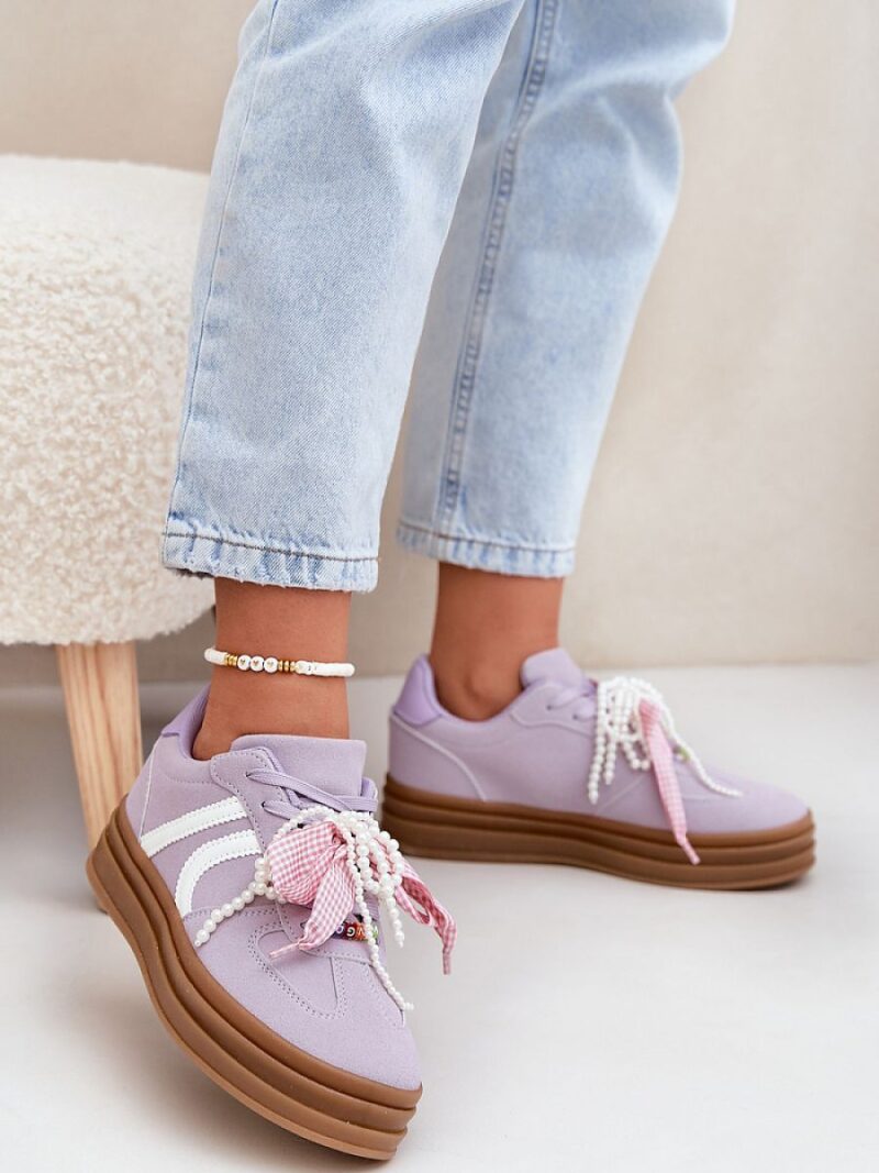 Buty Sportowe Model Vinness C3033 Violet - Step in style - obrazek 3