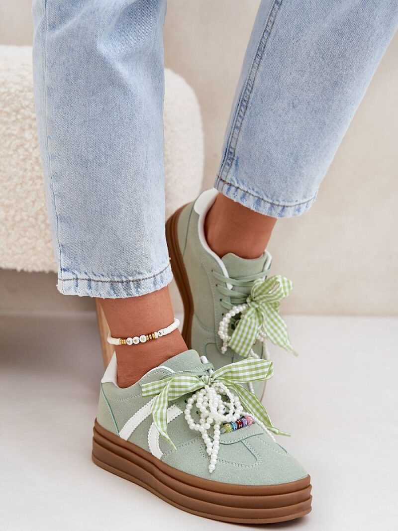 Buty Sportowe Model Vinness C3033 Green - Step in style - obrazek 3