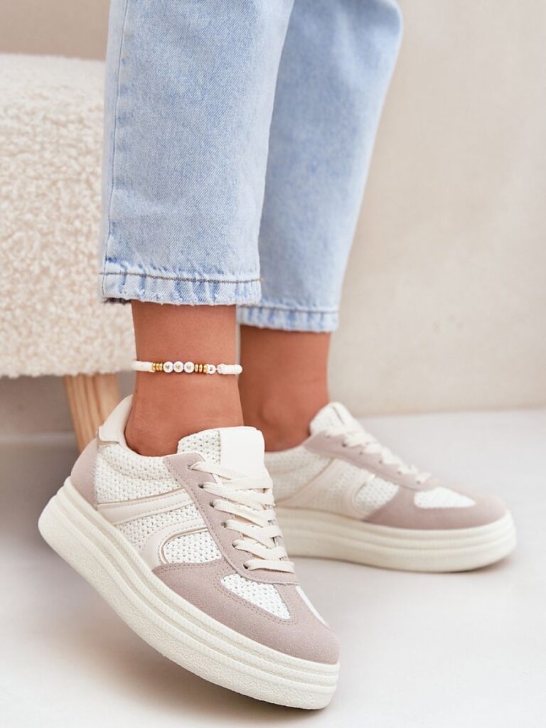 Buty Sportowe Model Lesida 8912 Beige - Step in style