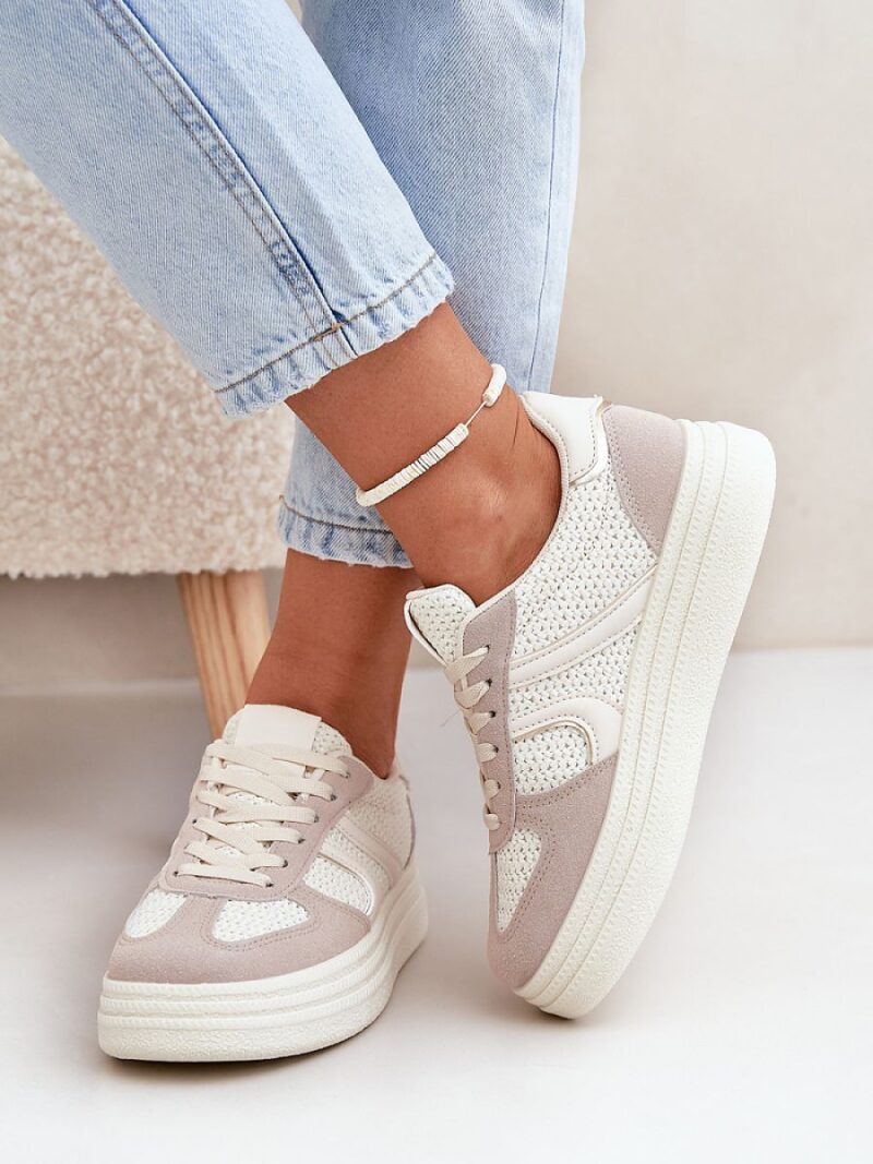 Buty Sportowe Model Lesida 8912 Beige - Step in style - obrazek 3