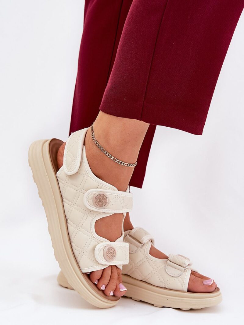Sandały Model Zoliner 88-02 Beige - Step in style