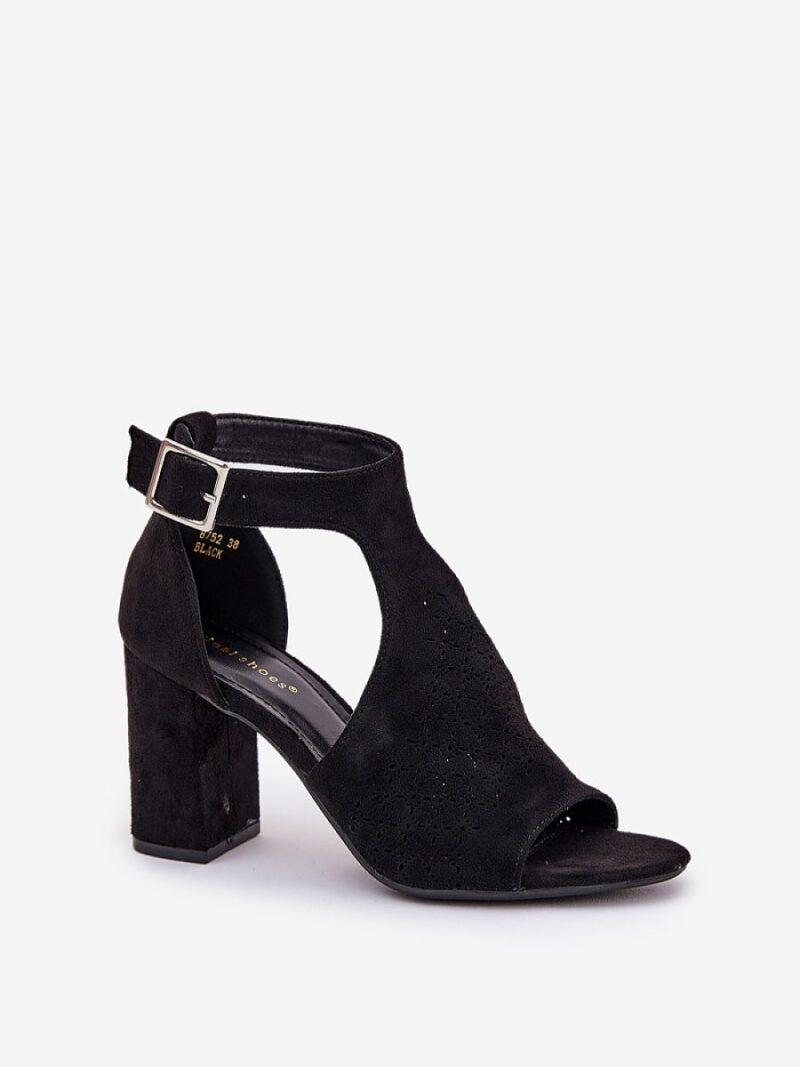 Sandały Model Helori 8752 Black - Step in style - obrazek 2