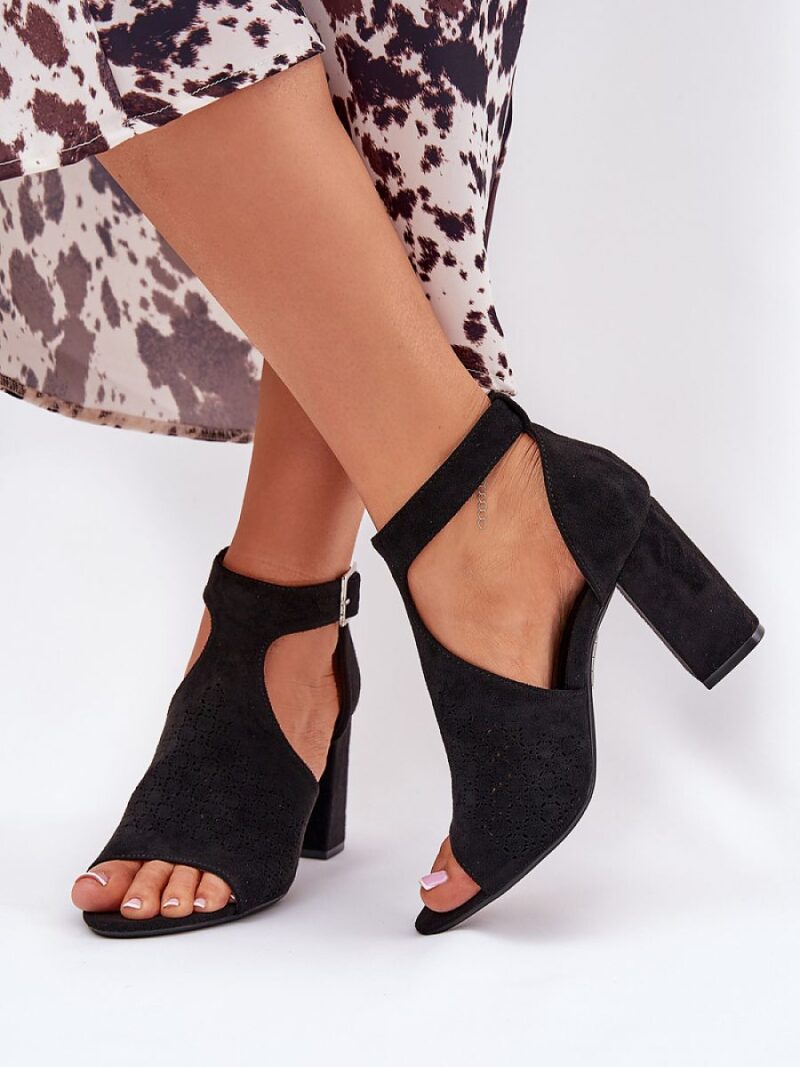 Sandały Model Helori 8752 Black - Step in style - obrazek 3