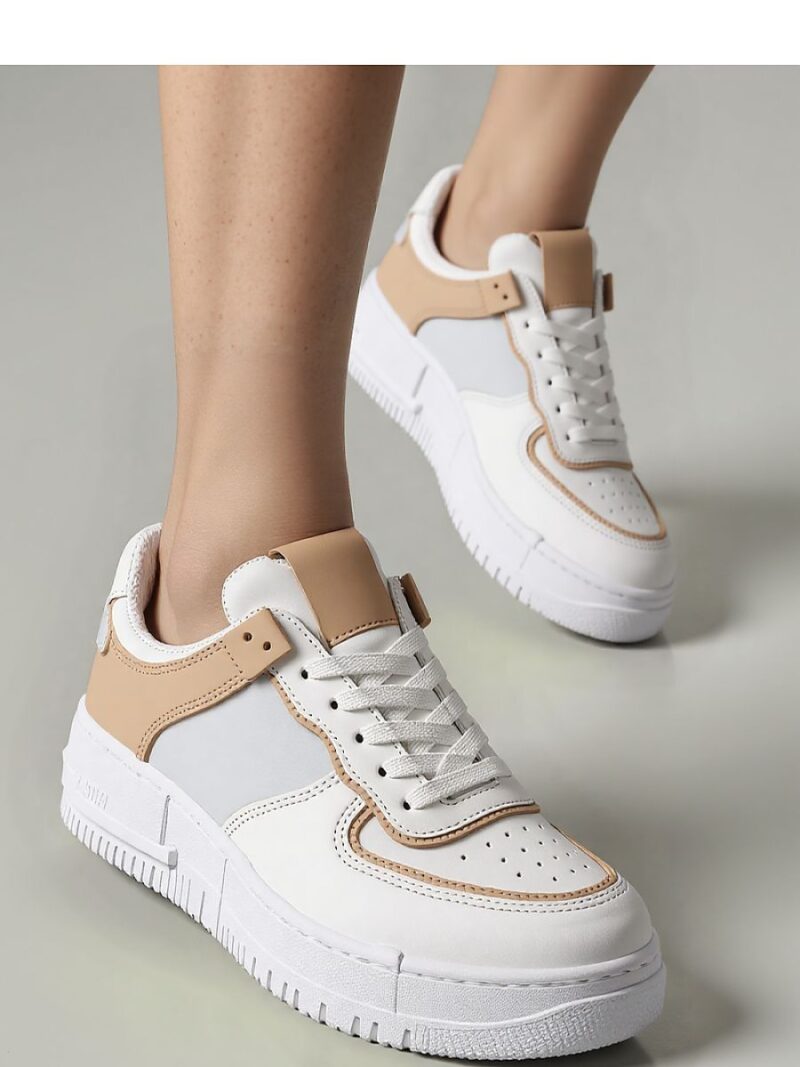 Damskie Sneakersy OASIS KHAKI - Inello - obrazek 2