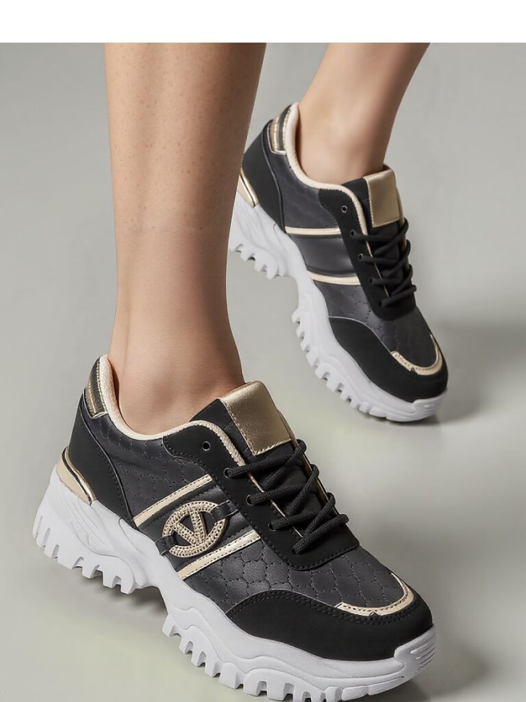 Damskie Sneakersy BLUSH BLACK - Inello