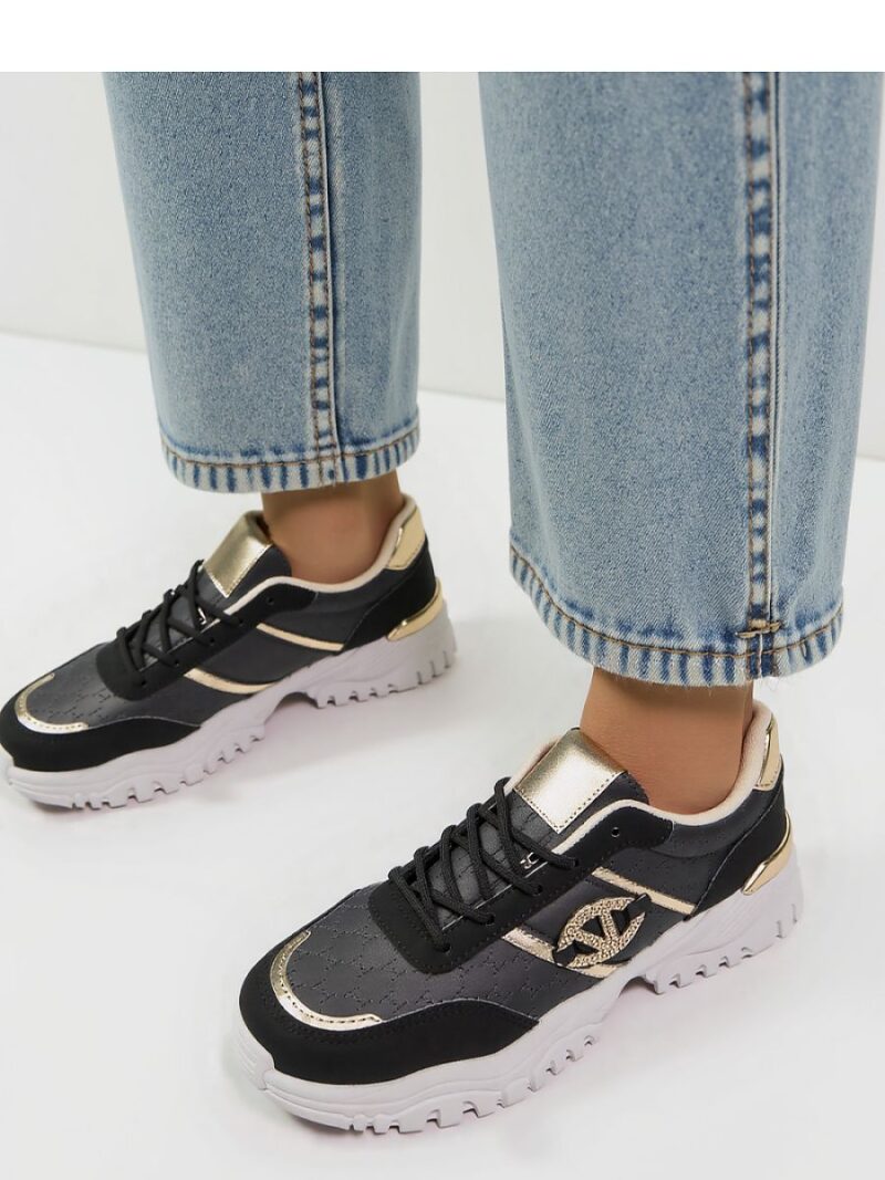 Damskie Sneakersy BLUSH BLACK - Inello - obrazek 2