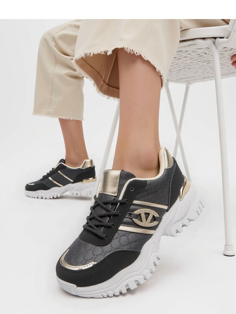 Damskie Sneakersy BLUSH BLACK - Inello - obrazek 3