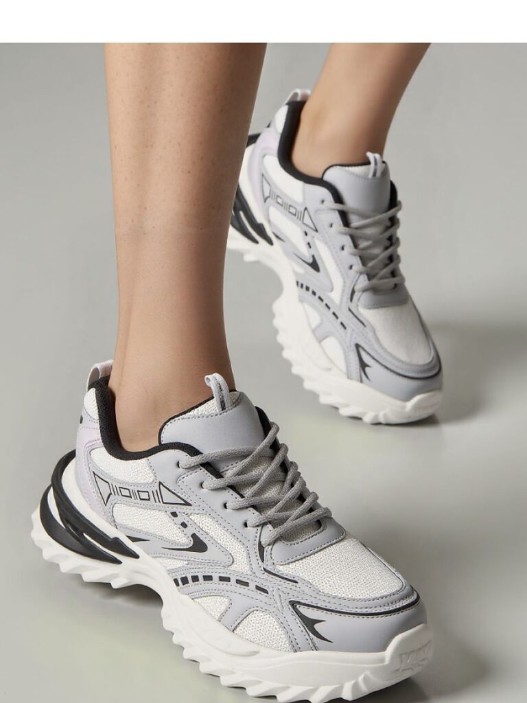 Damskie Sneakersy STORM X SILVER - Inello