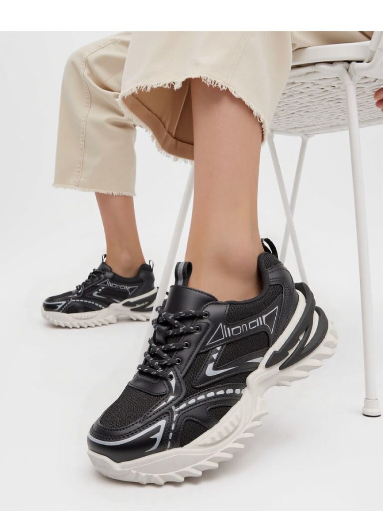 Damskie Sneakersy STORM X BLACK - Inello