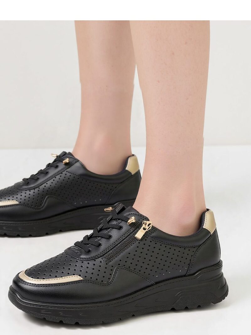 Damskie Sneakersy AVERIA BLACK ? Elegancja i Komfort na Co Dzień - Inello - obrazek 3