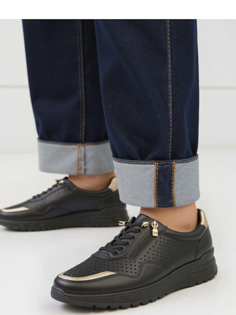 Damskie Sneakersy AVERIA BLACK ? Elegancja i Komfort na Co Dzień - Inello - obrazek 4