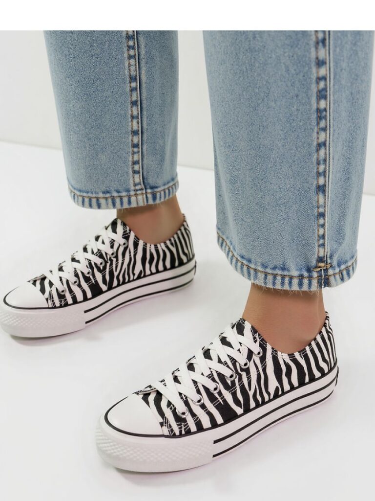 Damskie Trampki SAVANA ZEBRA - Inello