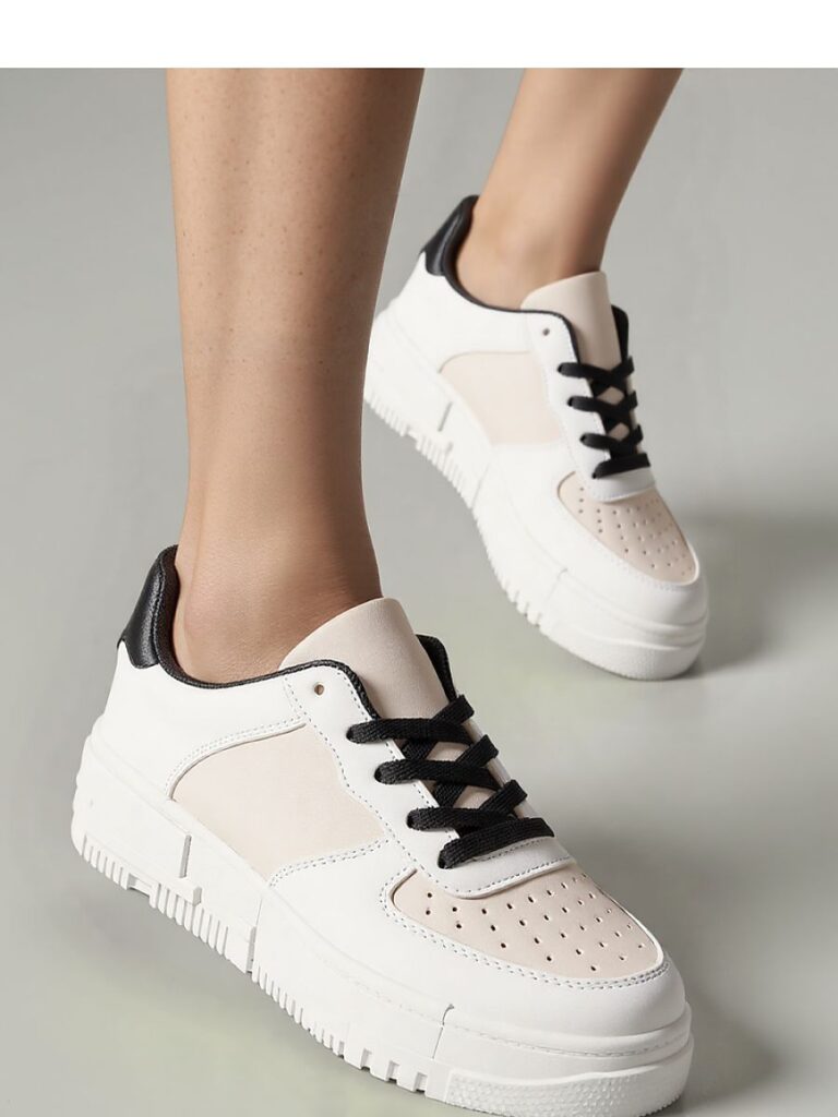 Damskie Sneakersy VEXANA BEIGE - Inello