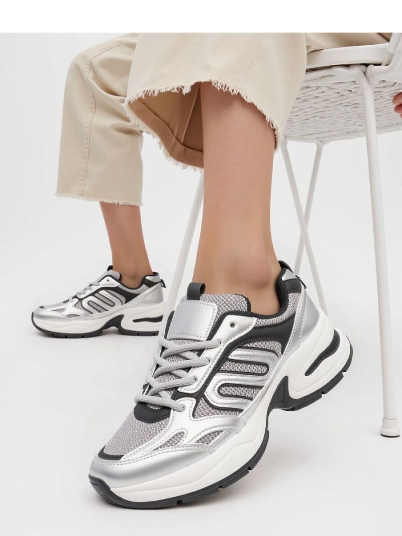 Damskie Sneakersy YNOVA SILVER - Inello - obrazek 2