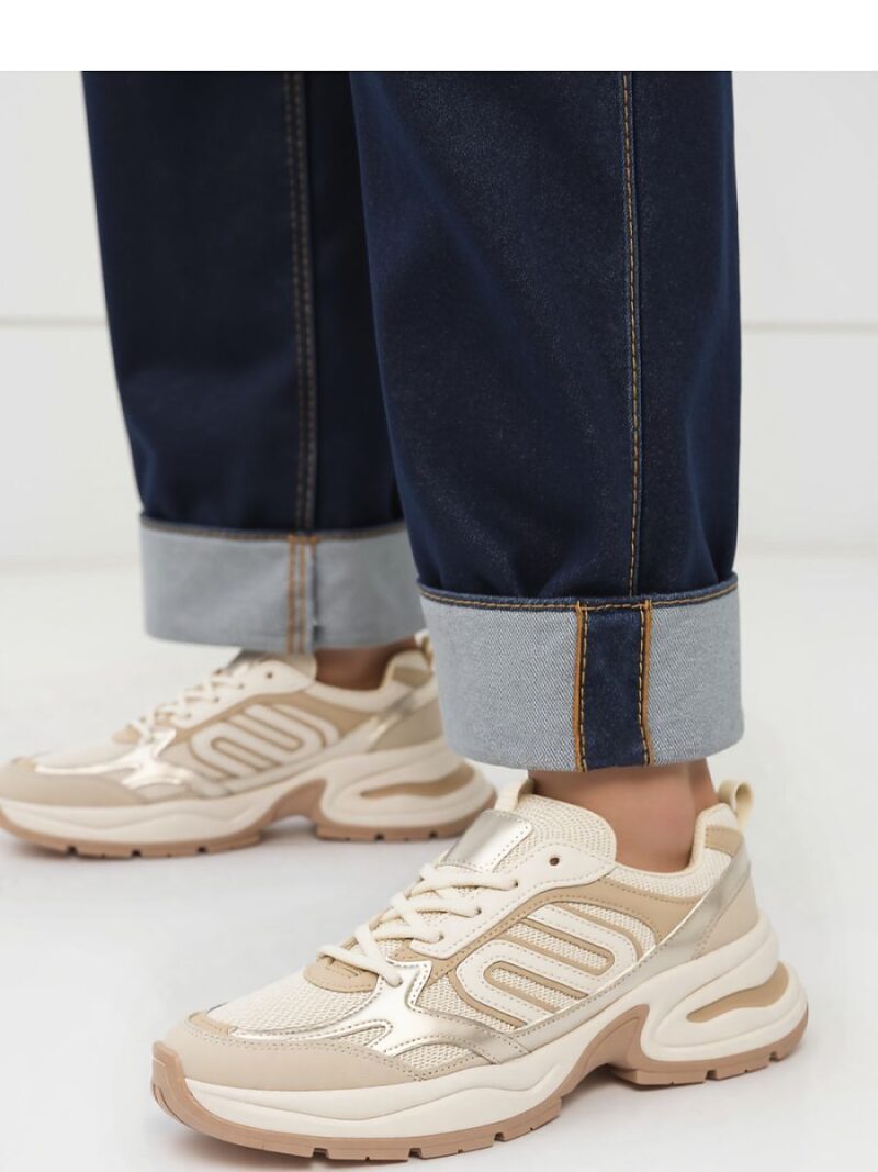 Damskie Sneakersy YNOVA BEIGE - Inello - obrazek 4