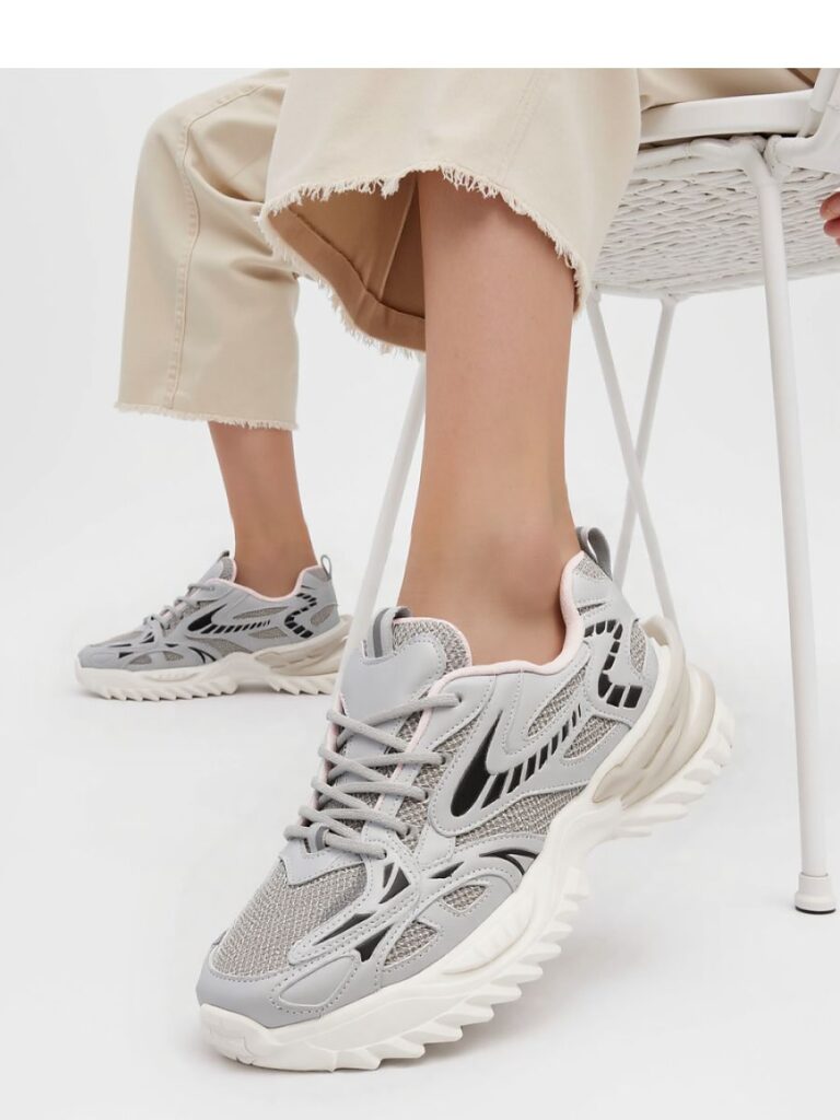 Damskie Sneakersy JAYDEN SILVER - Inello