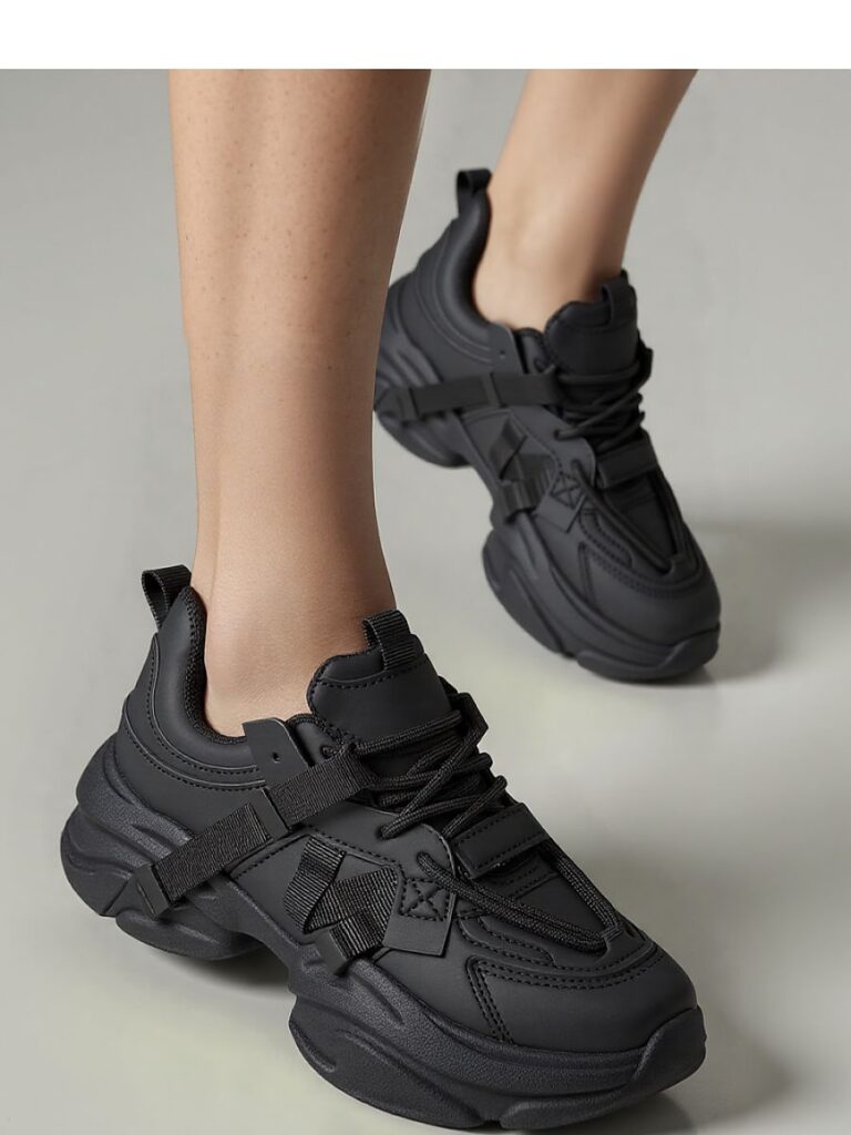 Damskie Sneakersy TITAN ? Black - Inello