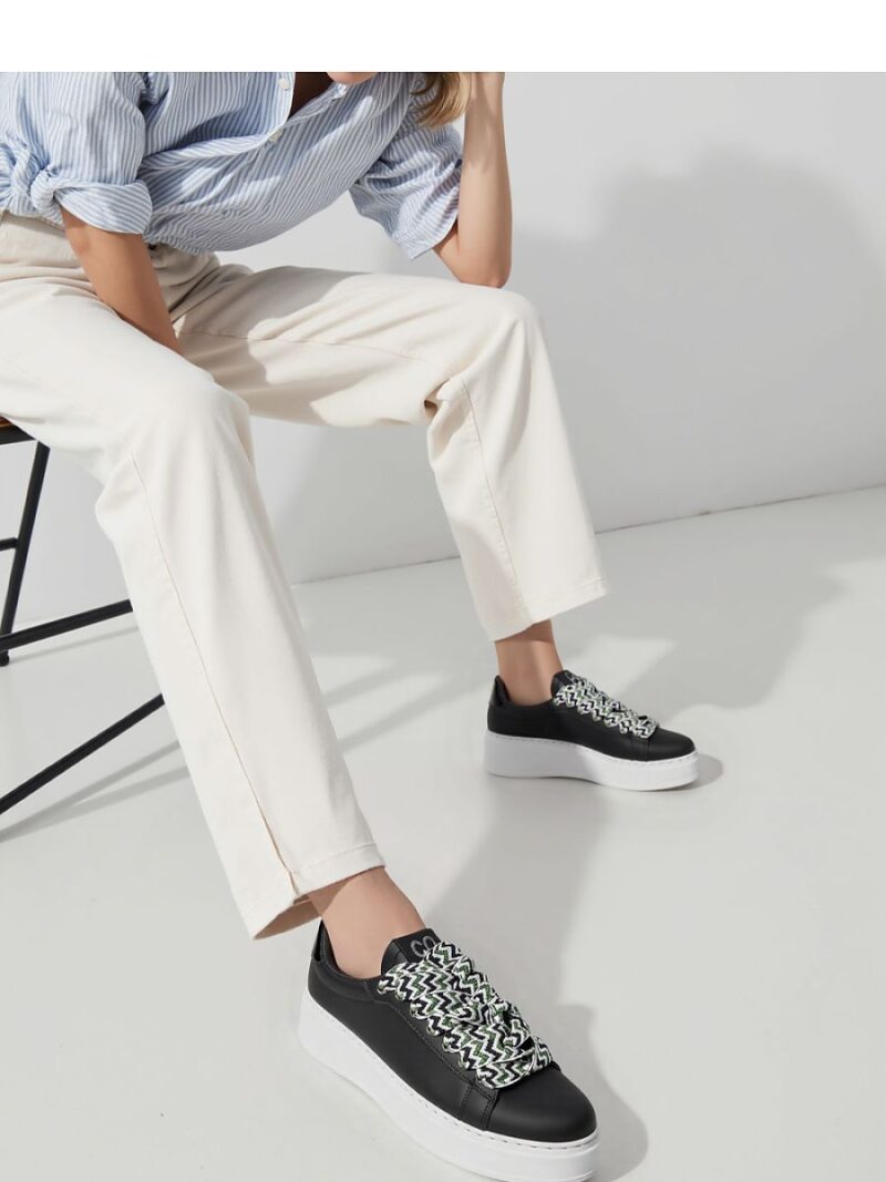 Damskie Sneakersy ZARAX - Black - Inello - obrazek 4