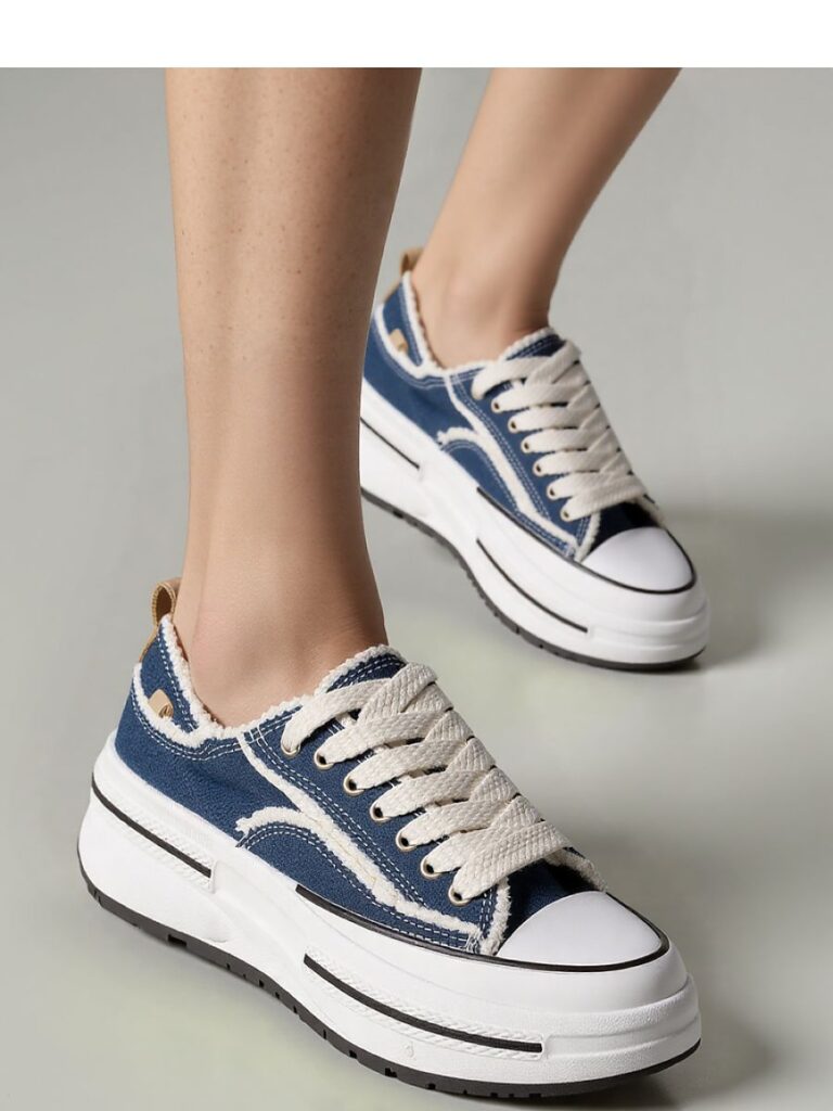 Damskie Sneakersy ROGUE ? Denim Blue - Inello