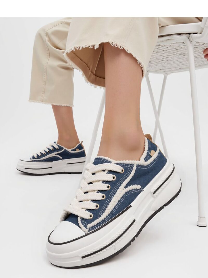Damskie Sneakersy ROGUE ? Denim Blue - Inello - obrazek 3