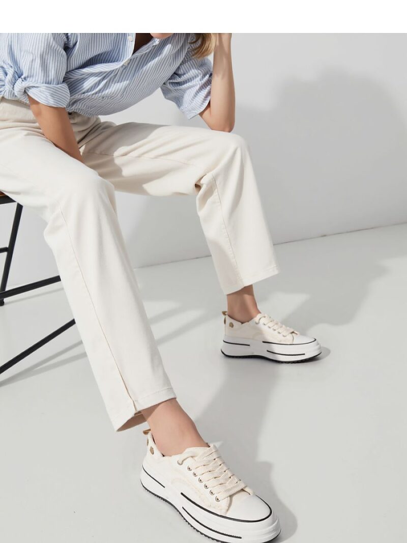 Damskie Sneakersy ROGUE ? White - Inello - obrazek 4