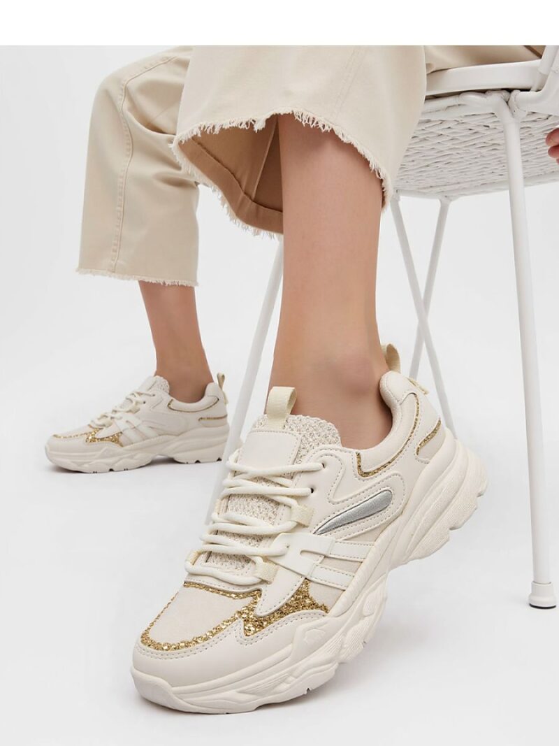 Damskie Sneakersy VEGA ? Beige - Inello - obrazek 2