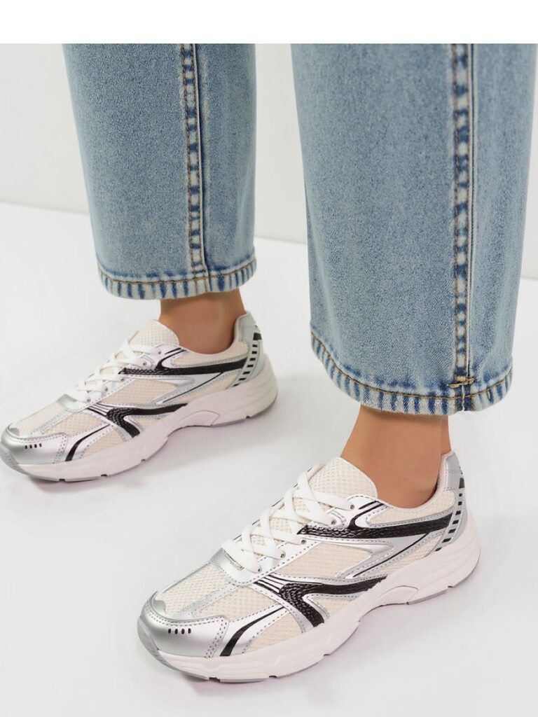Damskie Sneakersy DYNAMIC ? Silver - Inello