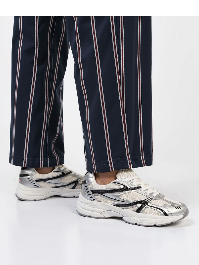 Damskie Sneakersy DYNAMIC ? Silver - Inello - obrazek 3