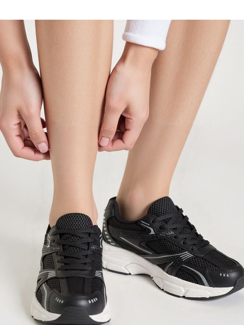 Damskie Sneakersy DYNAMIC ? Black - Inello - obrazek 3