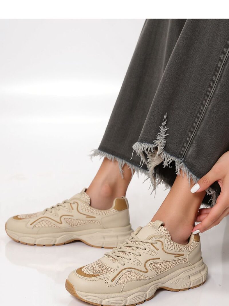 Damskie Sneakersy STELLAR ? Beige - Inello - obrazek 3